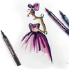 Set de markere cu alcool Promarker Brush cu două capete - 24 buc, student designer set