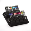 Set de markere cu alcool cu două capete ProMarker - 25+1 buc, modern lettering, într-o husă cu fermoar