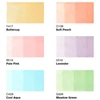 Set markere cu alcool cu două vârfuri - 6 buc, pastel tones