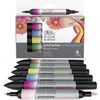 Promarker Watercolour marker tip pensulă acuarelă cu două vârfuri   set  - 6 buc, floral tones