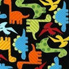 Imagine 1/2 - Material patchwork  - Robert Kaufman - Urban Zoologie AAK-11506-195 bright