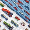Material patchwork  - Robert Kaufman - All Aboard AKO-14089-195 bright