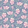 Material patchwork  - Tilda Gardenlife - Striped Petunia Blue 100316