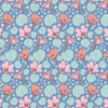 Material patchwork  - Tilda Gardenlife - Nasturtium Blue 100317