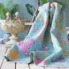 Material patchwork  - Tilda Gardenlife - Striped Petunia Coral 100309