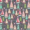 Material Patchwork - Free Spirit - Fa la la de Maude Asbury 012XGREY