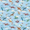 Tesatura patchwork - Makower - Prehistoric 165/B2 Soar light blue
