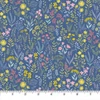 Material patchwork  - Makower - Petite Fleur 180/B Meadow blue