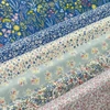 Material patchwork  - Makower - Petite Fleur 180/B Meadow blue