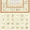 Imagine 3/4 - Tesatura patchwork - Makower - Christmas 25 Advent Angel Cream 042/Q, Panel, 60 cm