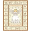 Imagine 4/4 - Tesatura patchwork - Makower - Christmas 25 Advent Angel Cream 042/Q, Panel, 60 cm