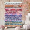 Imagine 4/7 - Material patchwork  - Tilda Cotton Beach - Scallop shell teal 100336