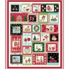 Material patchwork - Makower - Christmas 23 Advent Cozy 2574-1 Panel, 60cm