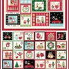 Imagine 3/4 - Material patchwork - Makower - Christmas 23 Advent Cozy 2574-1 Panel, 60cm