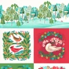 Material patchwork  - Moda - Winterly by Robin Pickens 48766-11 Panel, 60cm