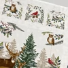 Material patchwork  - Moda - Woodland Winter by Deb Strain 56099-11 Panel, 60 cm