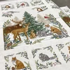 Material patchwork  - Moda - Woodland Winter by Deb Strain 56099-11 Panel, 60 cm