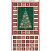 Tesatura patchwork - Makower - Good Tidings Advent 110/1, Panel, 60cm