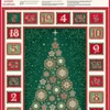 Tesatura patchwork - Makower - Good Tidings Advent 110/1, Panel, 60cm