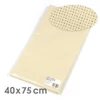 Imagine 1/3 - Kongré, Aida Pânză pentru broderie  cu punct în cruce, 14 count - ecru, 40x75 cm