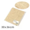 Imagine 1/3 - Kongré, Aida Pânză pentru broderie  cu punct în cruce, 14 count - rustic, 30x36 cm