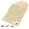 Imagine 1/3 - Kongré, Aida Pânză pentru broderie  cu punct în cruce, 14 count - rustic, 40x55 cm