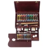 Talens Rembrandt Set pictură în ulei, Master - 10x15 ml + 12x40 ml + 2x60 ml + accesorii în cutie de lemn