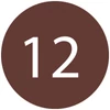 Sakura IDenti Pen marker cu alcool, cu două vârfuri  - brown