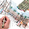 Marker tip pensulă Sakura Pigma Brush  - black