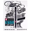 Imagine 1/5 - Set stilou de desen tehnic Sakura Pigma Micron - set de 10 + suport stilou, Black Edition