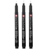 Imagine 5/5 - Set stilou de desen tehnic Sakura Pigma Micron - set de 3 + suport stilou, Black Edition
