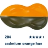 Schmincke AERO COLOR Professional vopsea aerograf , 28 ml - 204, cadmium orange hue