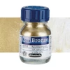 Pudra cu efect metalic Schmincke Aqua Bronze, 20 ml - 812, auriu pal bogat