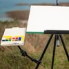 Sennelier la petite Aquarelle Set culori acuarelă - 12x1/2 recipiente + pensulă cu rezervor + magic arm, Hands-free