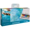 Sennelier la petite Aquarelle Travel box set culori acuarelă - 12x10 ml + pensulă