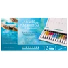 Sennelier la petite Aquarelle Travel box set culori acuarelă - 12x10 ml + pensulă