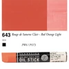 Sennelier Oil Stick Culori ulei, sub formă de baton, 38 ml - 643, red orange light