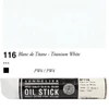 Sennelier Oil Stick Culori ulei, sub formă de baton, 96 ml - 116, titanium white