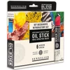Imagine 1/10 - Sennelier Oil Stick Culori ulei, sub formă de baton- 6x38 ml, introductory set