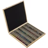 Set cretă pastel uleioase Sennelier - 120 buc, cutie din lemn