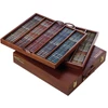 Set crete pastel uscat Sennelier - 250 buc, cutie din lemn