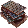Set crete pastel uscat Sennelier - 525 buc, cutie din lemn