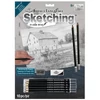 Desen de schiță realizat cu instrumente din setul de desen grafic, 22x30 cm – Căruță