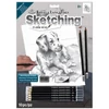Set desen grafic schita cu instrumente, 22x30 cm - catelus dalmatian