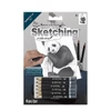Imagine 1/2 - Mini set de desen grafic cu unelte, 12x18 cm - Panda