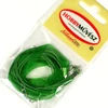Colier din organza cu fir cerat, închizător delfin - verde frunza