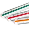 Rigla triunghiulară cu scală de 30 cm – 1:20, 1:25, 1:50, 1:75, 1:100, 1:125