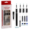 Set stilou caligrafic, 8 buc, vârf tăiat