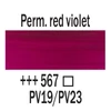 Talens Amsterdam vopsea acrilică, 20 ml - 567, permanent red violet