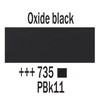 Talens Amsterdam vopsea acrilică, 120 ml - 735, oxide black